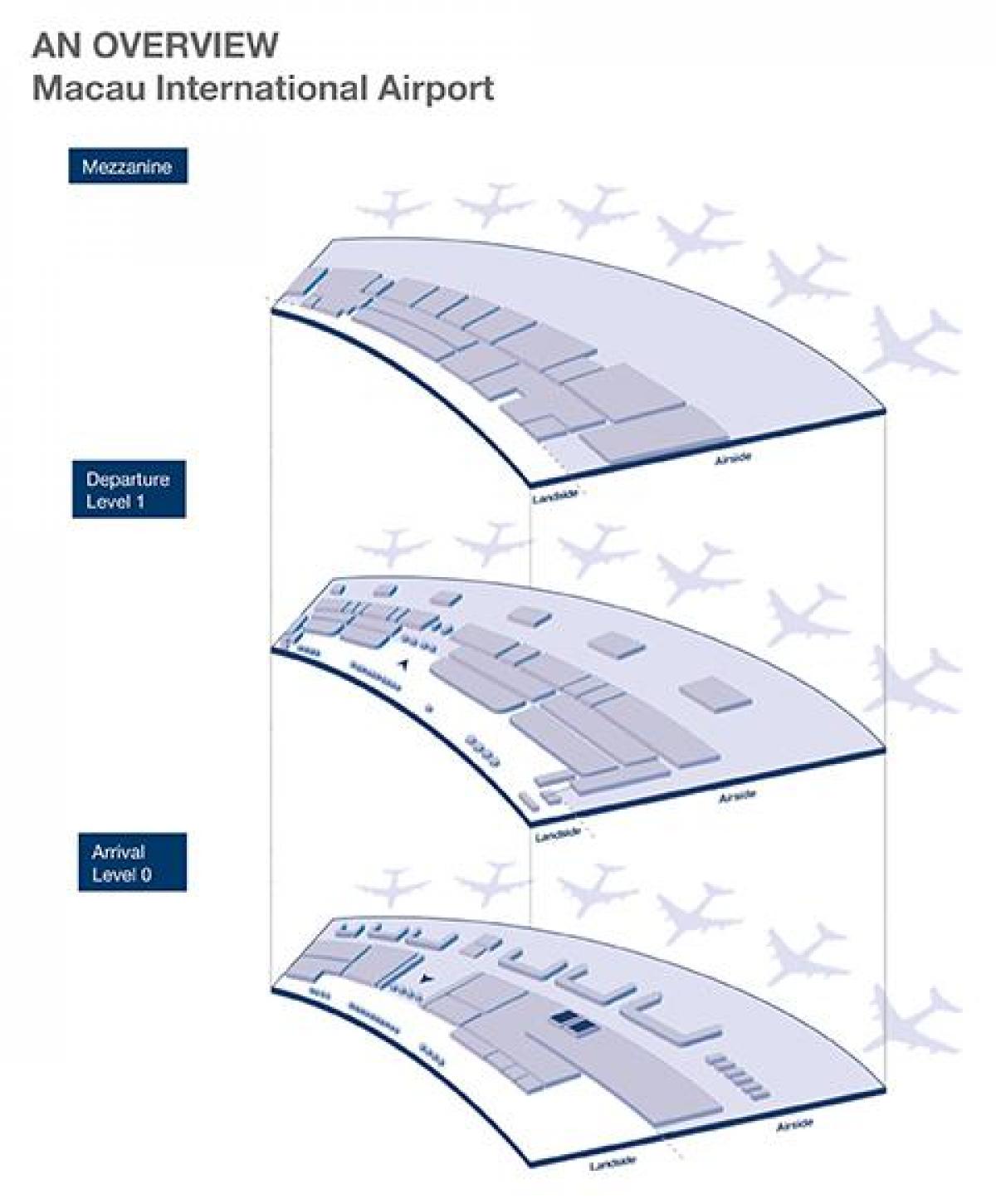 Aeroporto internazionale di macao la mappa