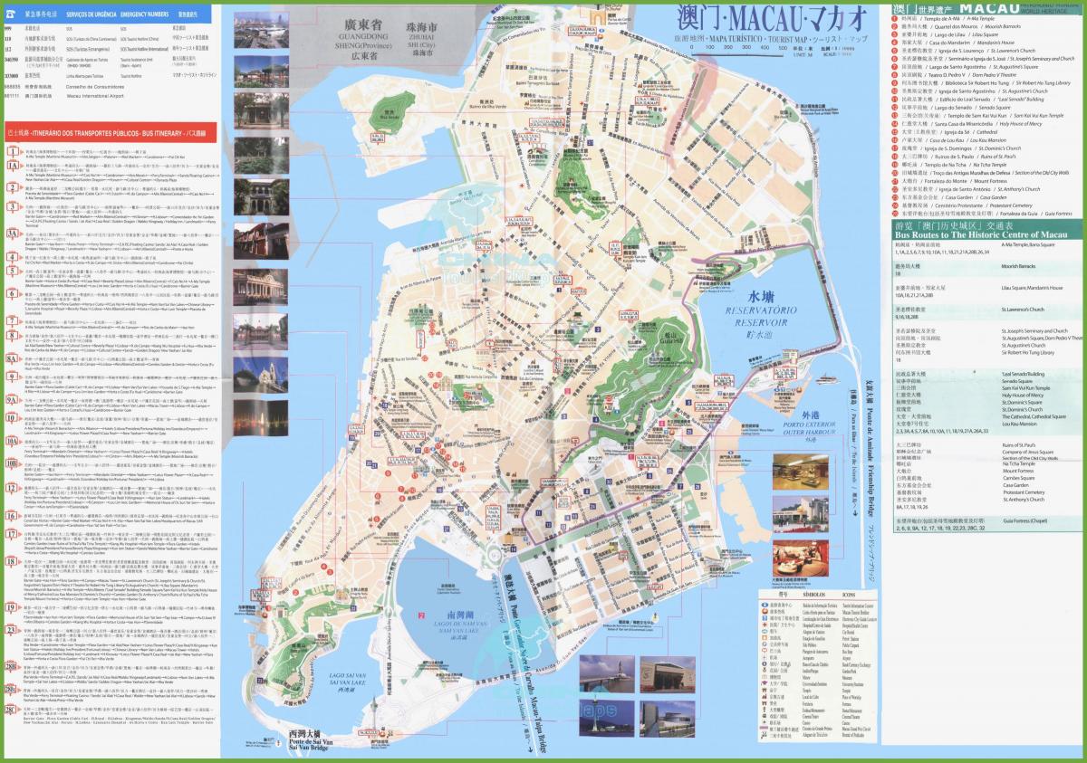 Macau autobus mappa