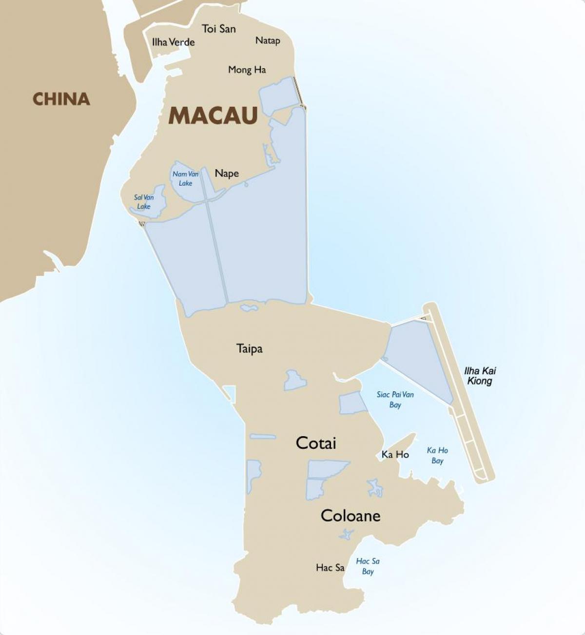 mappa di Macao offline