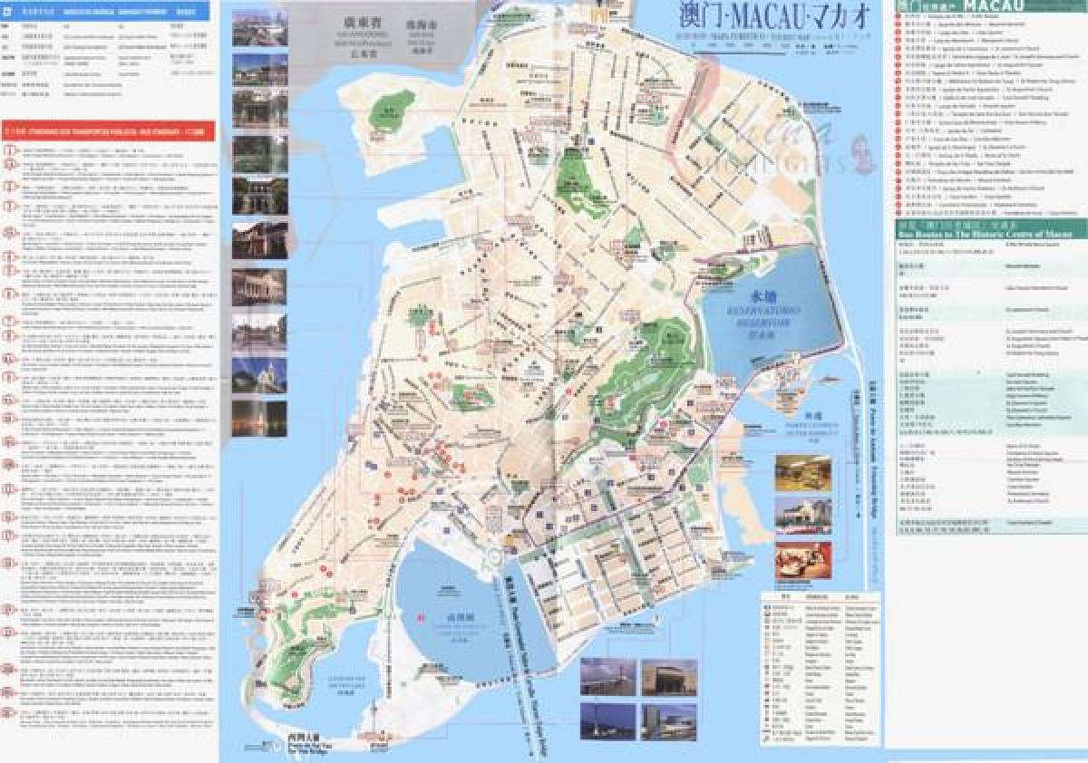 Macau con i mezzi pubblici itinerari mappa