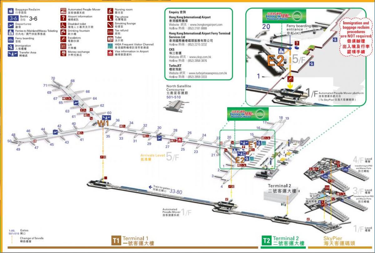 taipa terminal dei traghetti mappa