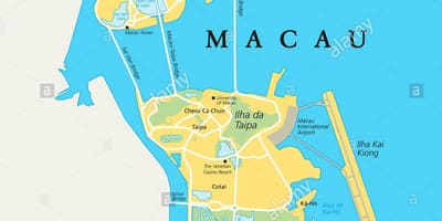 Macao Cina mappa