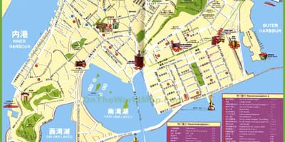Località turistiche di Macao la mappa