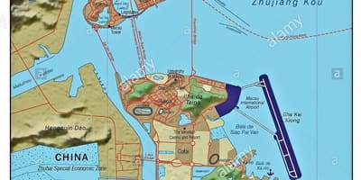 Macau paese nella mappa del mondo