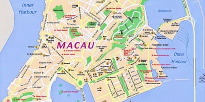 Macau macao la mappa