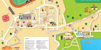 Mappa di taipa mappa del villaggio
