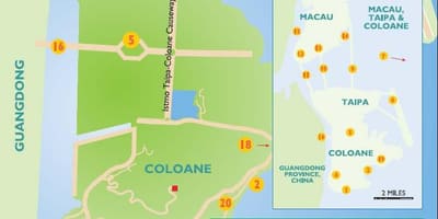 Taipa Macau mappa