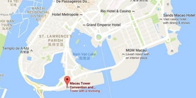 Mappa di torre di Macao