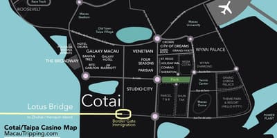Mappa di Macao cotai